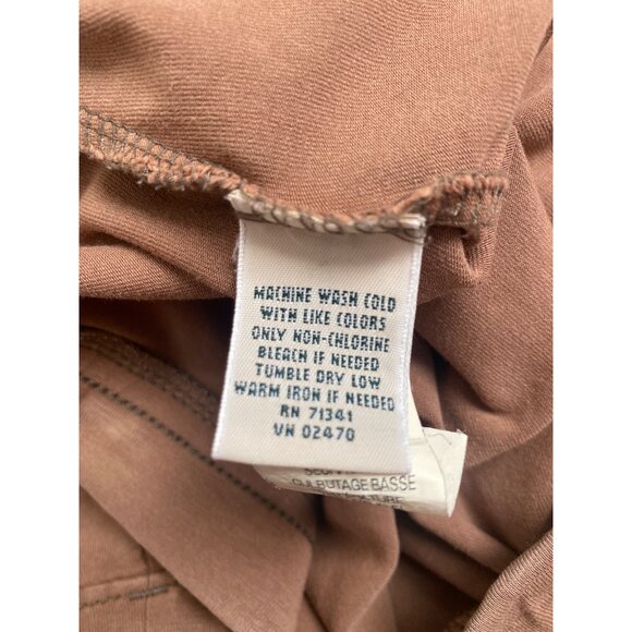 L.L. Bean Women’s Brown Knit Stretch Waist Pants With Pockets Size M - Picture 5 of 7